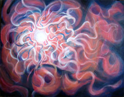 emergence, transformational art, barbara upton art, barbara upton's art, abstract expressionism, acrylic painting