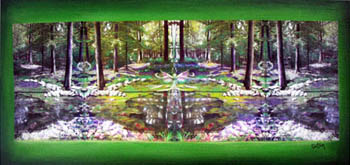 sacred pond, barbara upton art, barbara upton's art, sacred symmetries